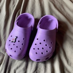 Lavender colored crocs